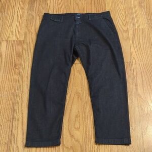 Closed Denim organic cotton relaxed jeans dark wash mid-rise stretch size 38"